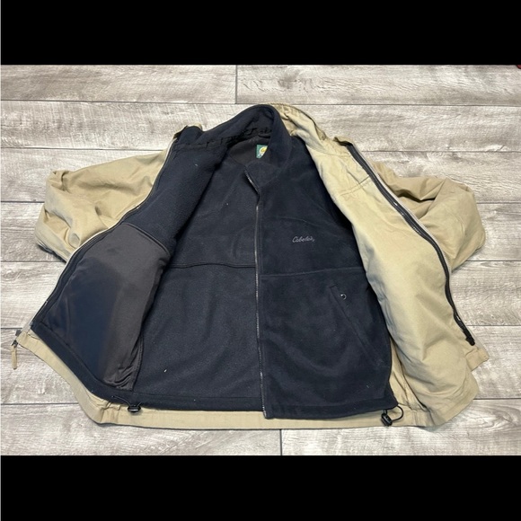 Cabela’s Blaze Orange Birding Pheasant Hunting Mens Jacket Game Bag Size Medium - Picture 6 of 9